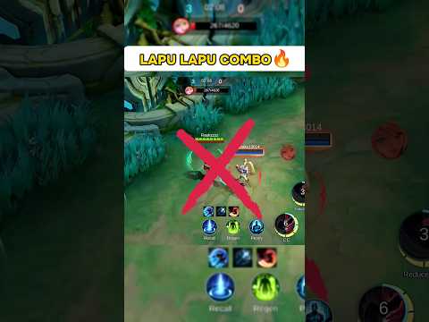 LAPU LAPU COMBO TUTORIAL π₯ #mlbb #milglobal #mlbbindonesia #viralshorts #shorts