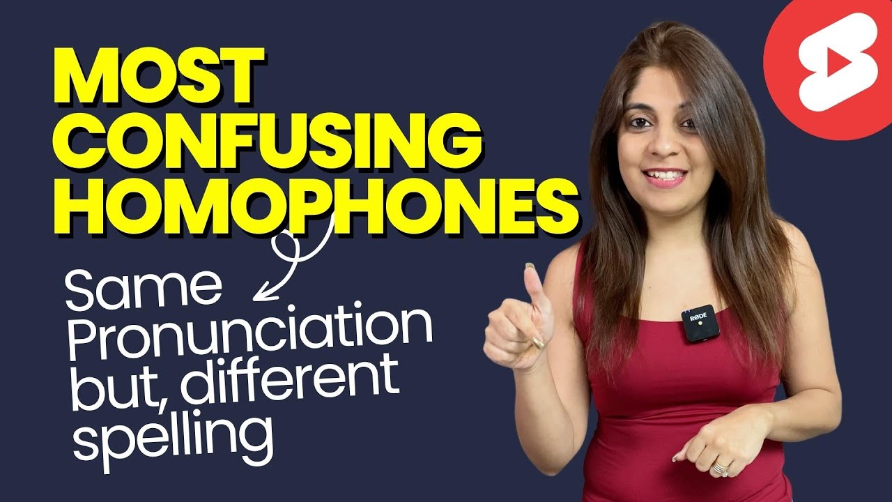 Master Confusing English Words: Homophones & Homonyms Pronunciation Practice 🎧