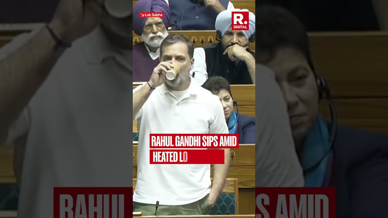 Rahul Gandhi Remains Calm During Heated Lok Sabha Debate