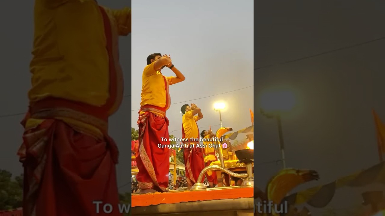 Morning Ganga Aarti in Banaras π