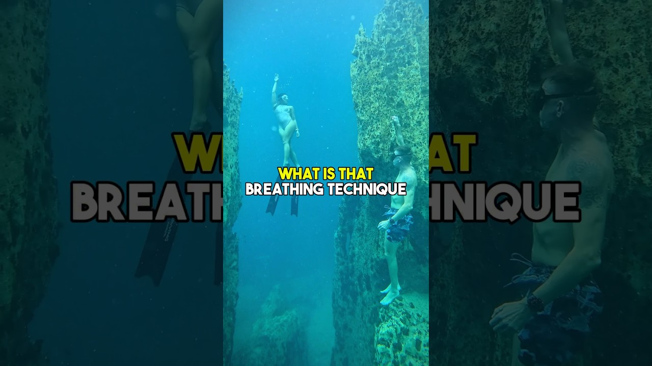 Freedivers use a special breathing technique before they go down, so they can hold the breath longer