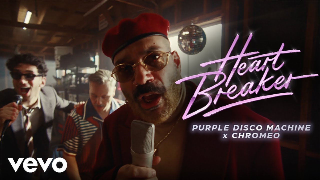 Purple Disco Machine & Chromeo Drop Catchy New Track 'Heartbreaker' 🎶 (Official Video)