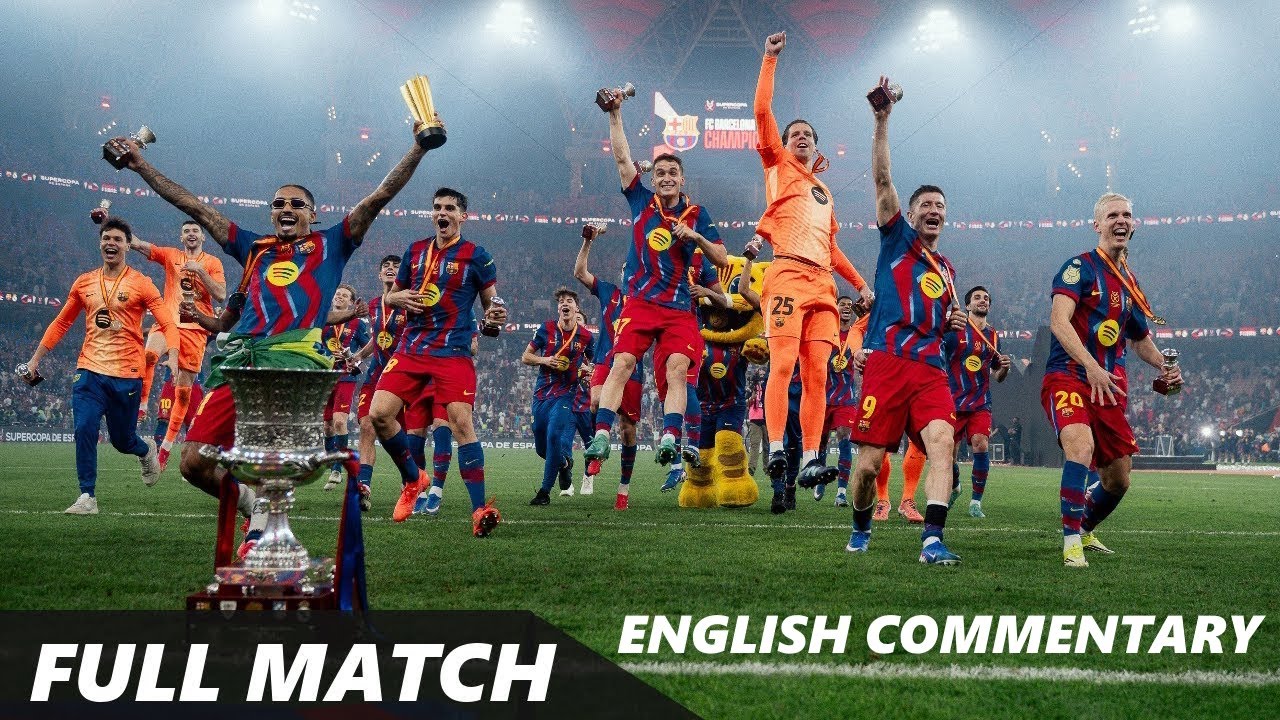 Barcelona vs Real Madrid 3-2 Supercopa 2026 Replay ⚽
