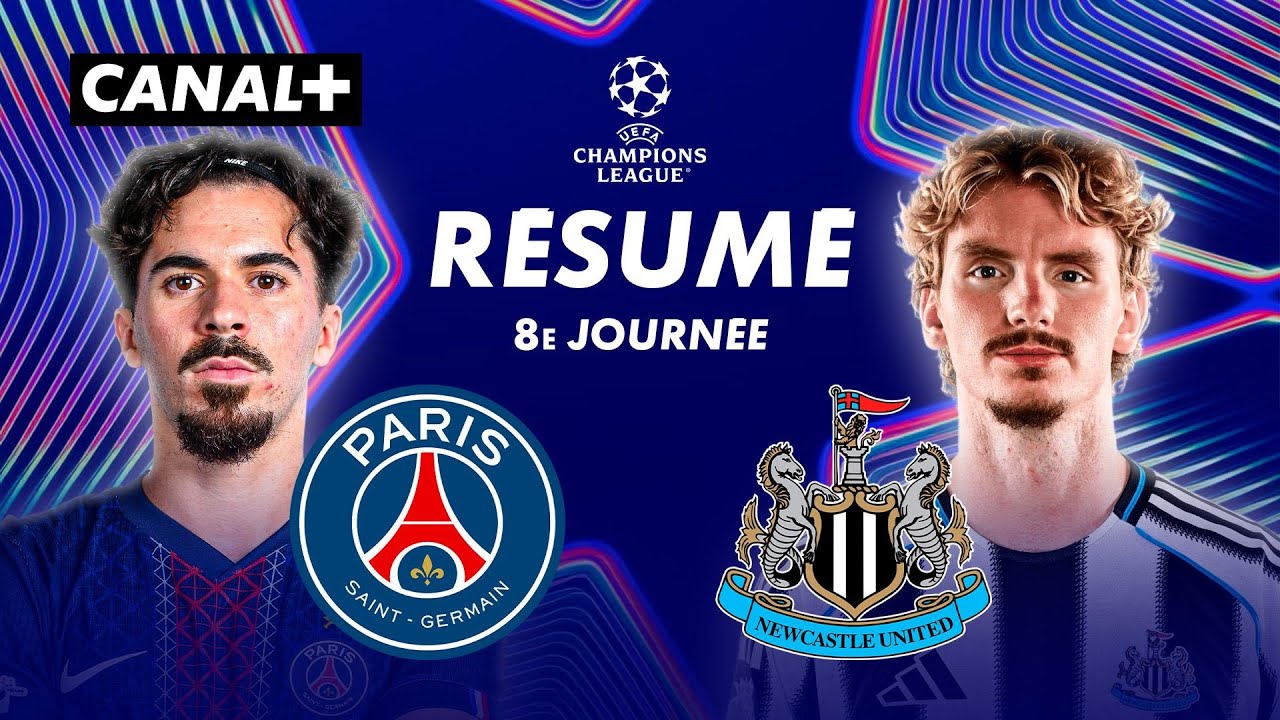 Le résumé de Paris SG / Newcastle - Ligue des champions 2025-26 (J8)