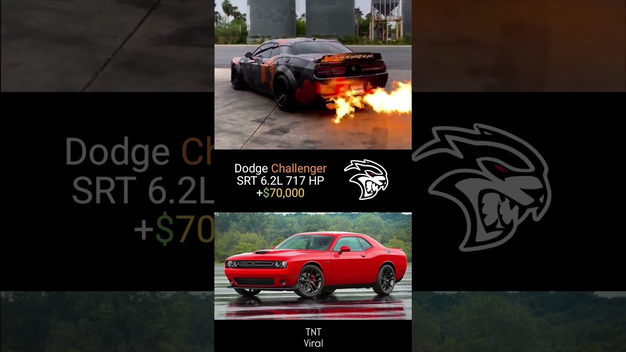 Dodge Challenger SRT 6.2L 717 HP โ The Ultimate Supercar & Muscle Car Showdown! ๐ฅ