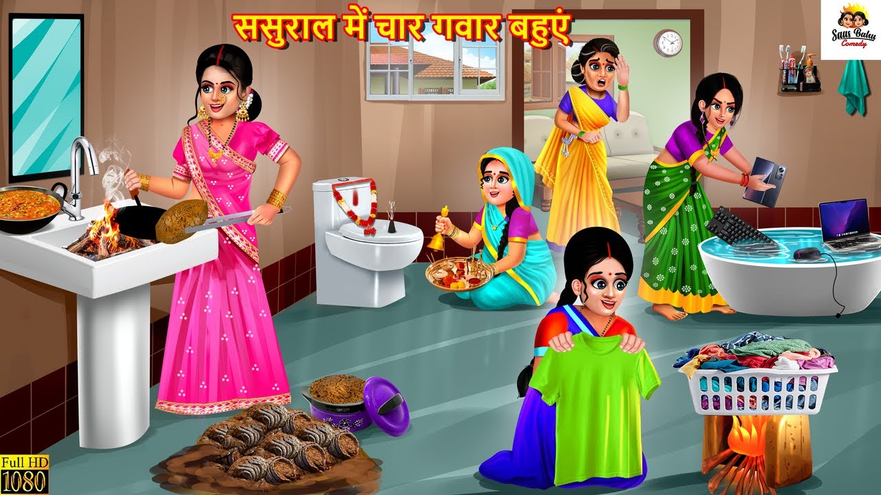 ससुराल में चार गवार बहुएं 😊
