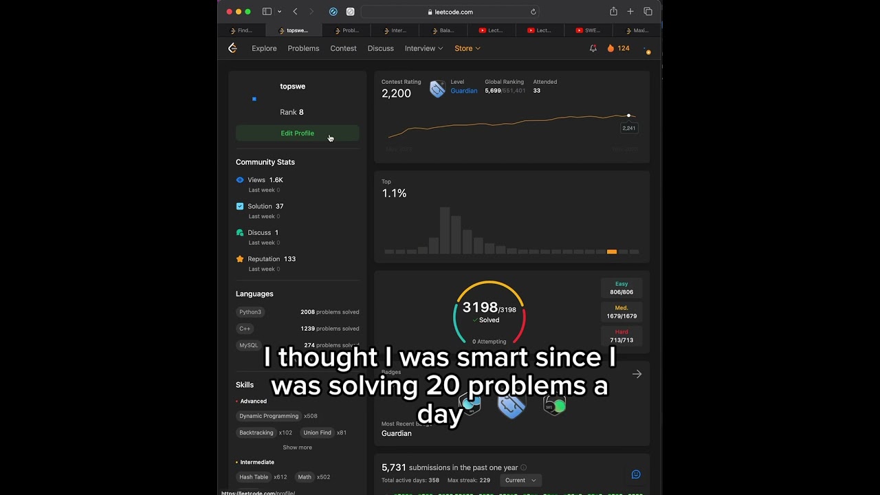 Top LeetCode Tip for Beginners from a Worldwide Rank 8 🏆
