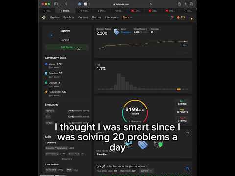 The Best Leetcode Tip for Beginners - From Rank 8 Worldwide #leetcode