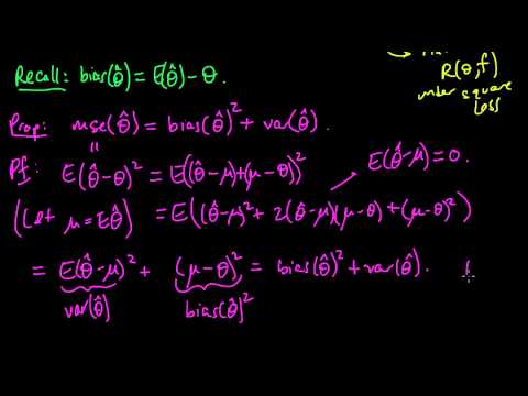 (ML 11.5) Bias-Variance decomposition