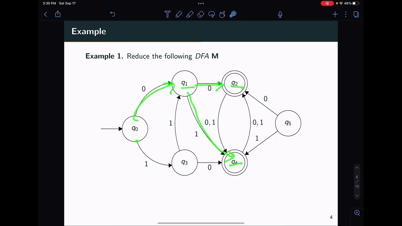 DFA Minimization Algorithm Explained 🤖