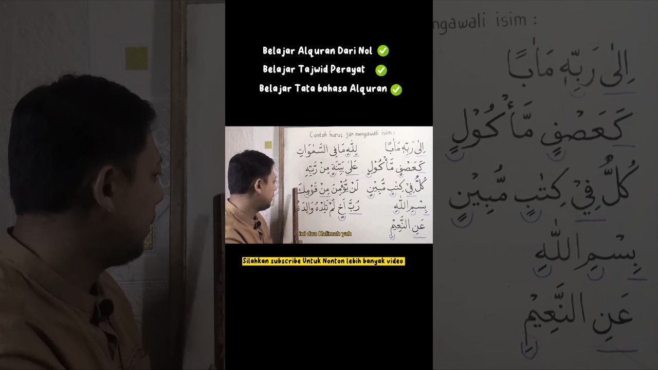 Panduan Tata Bahasa Alquran untuk Pemula π