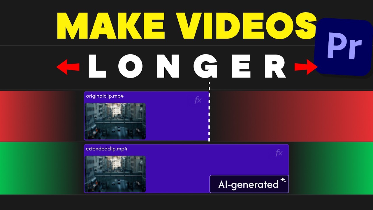 Extend Video Clips with AI in Premiere Pro 2025 🚀