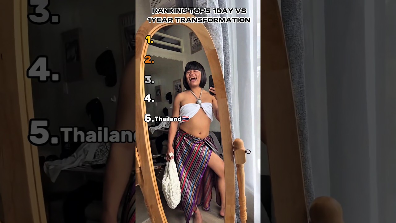 Top 5 1Day vs 1Year Transformations 😂