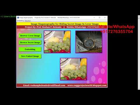 Hiding Secret Image In Image Using Python Code / Image Steganography Using Python Project Code