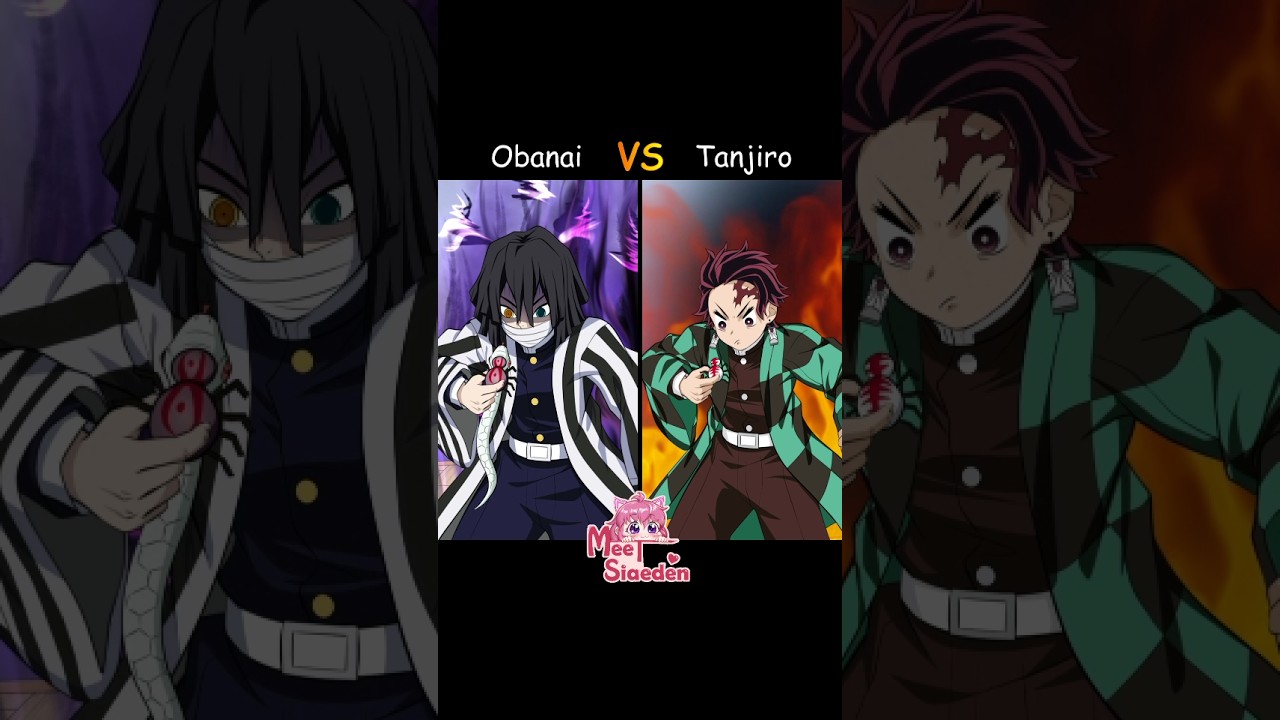 Tanjiro Battles Obanai 🕷️ in Demon Slayer