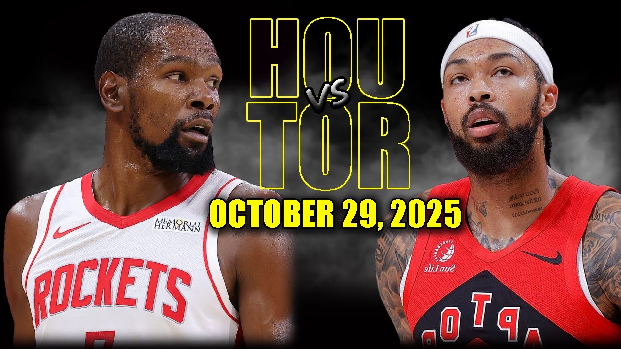 Houston Rockets vs Toronto Raptors Full Game Highlights - October 29, 2025 | NBA Season