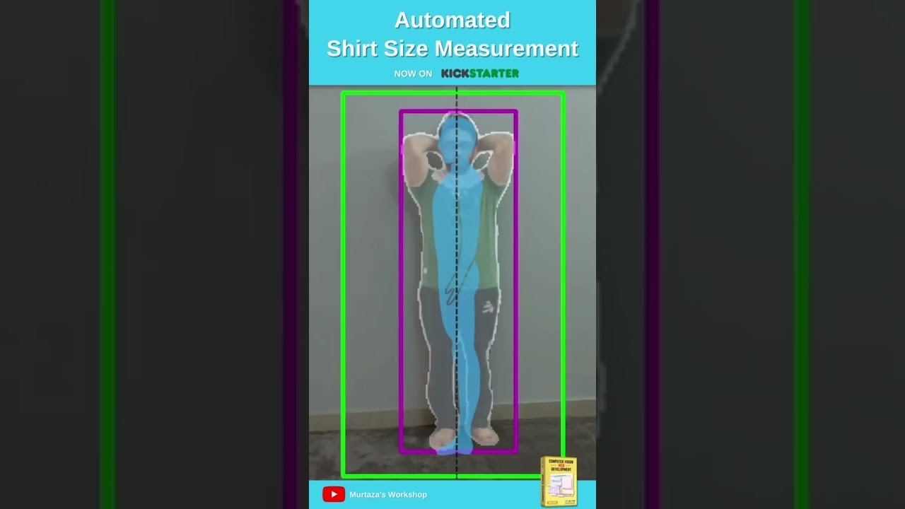 Automated Shirt Size Measurement with Computer Vision 👕