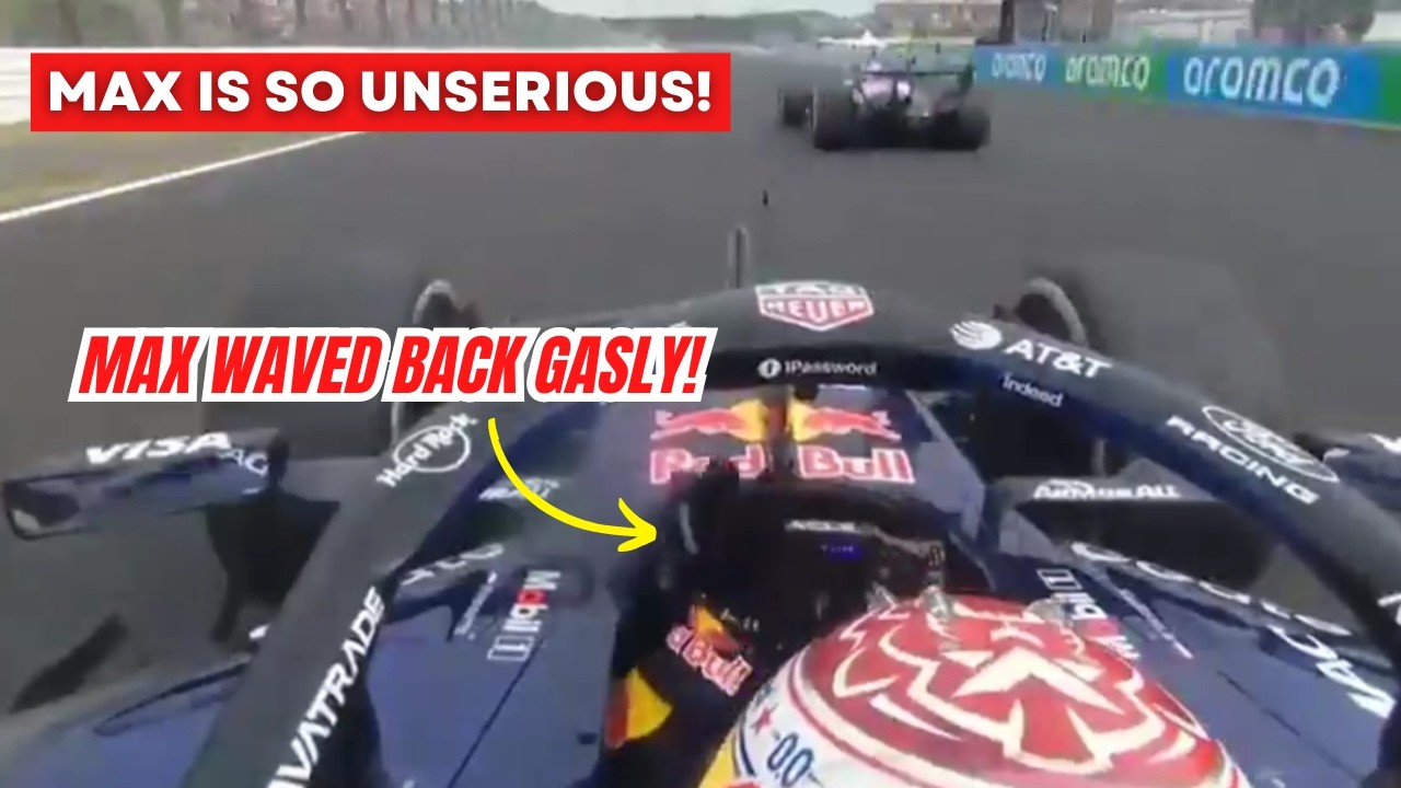 Verstappen Waves at Gasly After Battery Issue ⚡