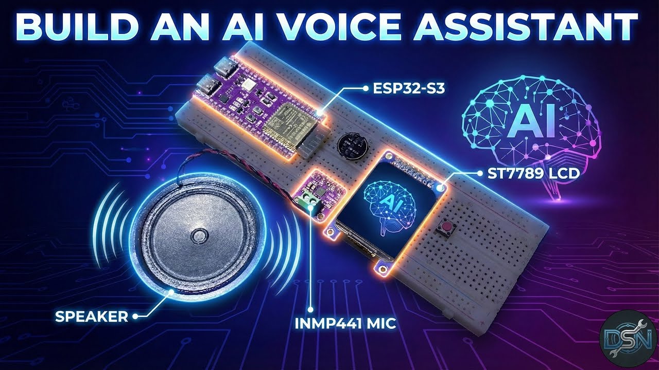 Build ESP32 S3 AI Voice Assistant with Hugging Face 🤖