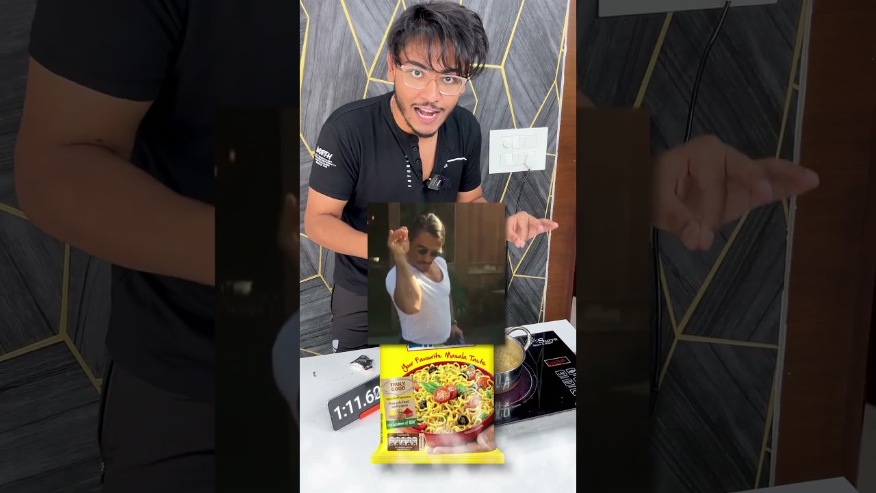 I MADE MAGGI IN 2 MINUTES #shorts