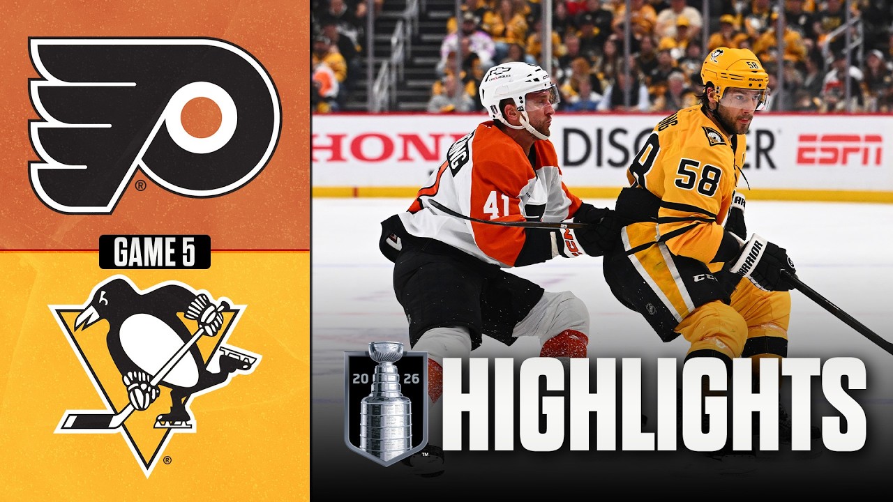 Flyers vs. Penguins Game 5 NHL Playoff Highlights π