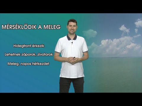 Mérséklődik a meleg