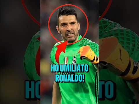 Quando Buffon decise di sfidare Ronaldo😱🔥
