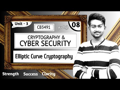 Elliptic Curve Cryptography in Tamil | Cryptography and Cyber Security in Tamil | CB3491 in Tamil