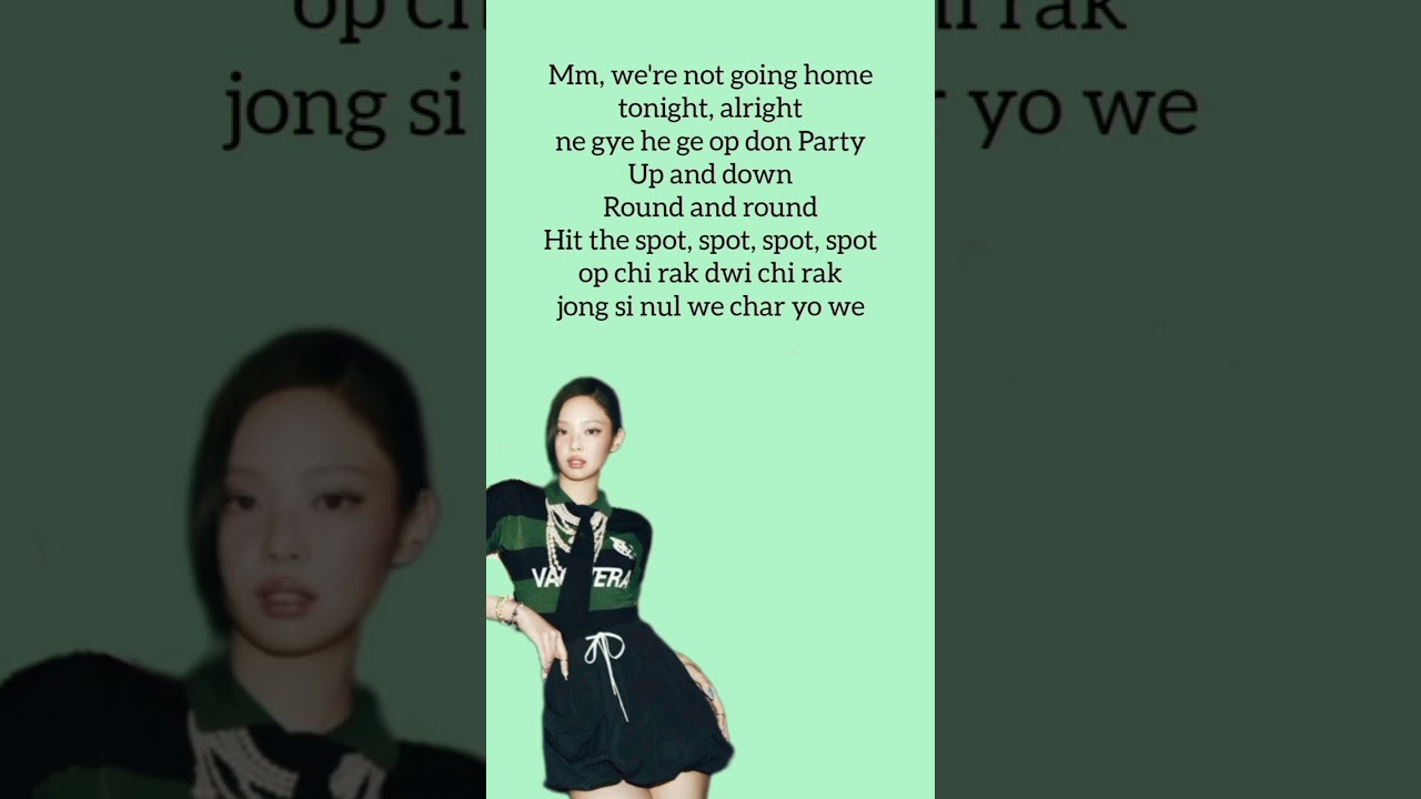 Watch Jennie’s 'SPOT' Lyrics Video 🎶 | Blackpink & Zico Collaboration