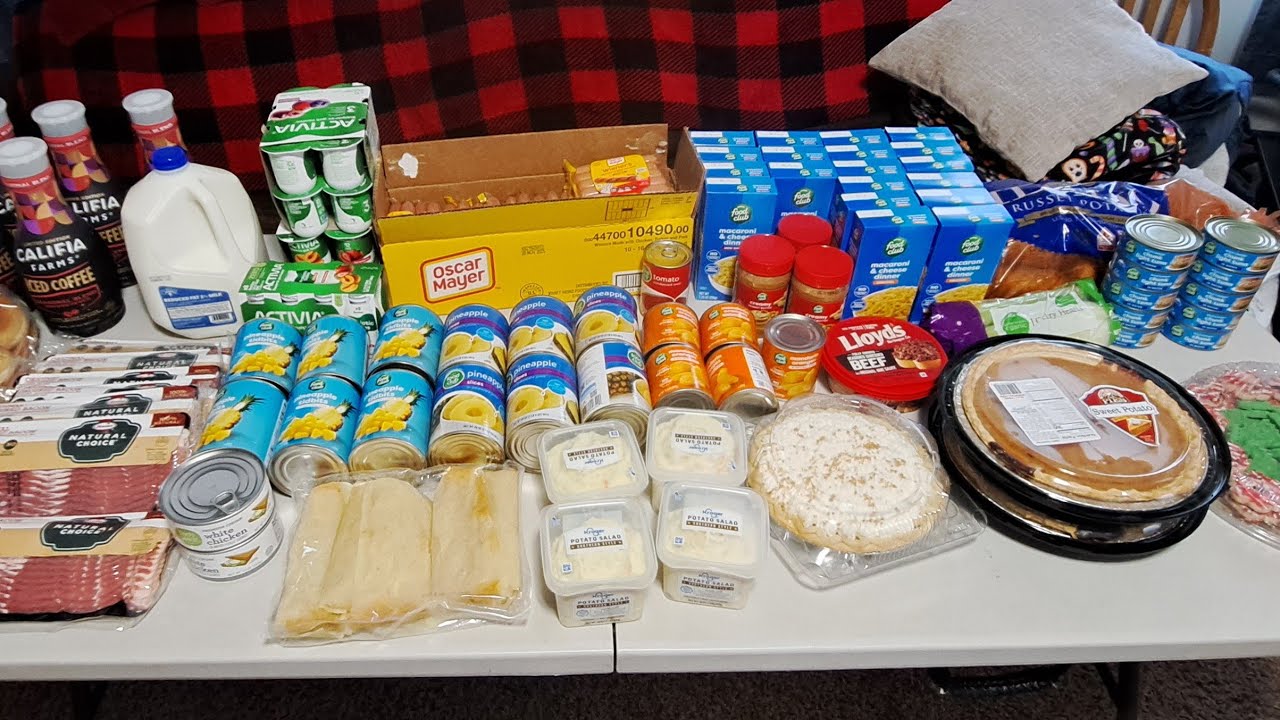 Drive Through Food Bank Huge Grocery Pantry Haul Helps So Many Blessings