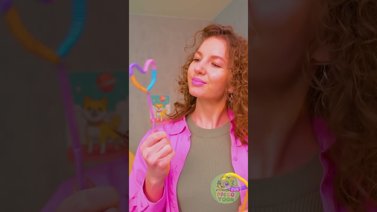 Heart-Shaped Bubble Fun DIY for Kids ❤️🫧
