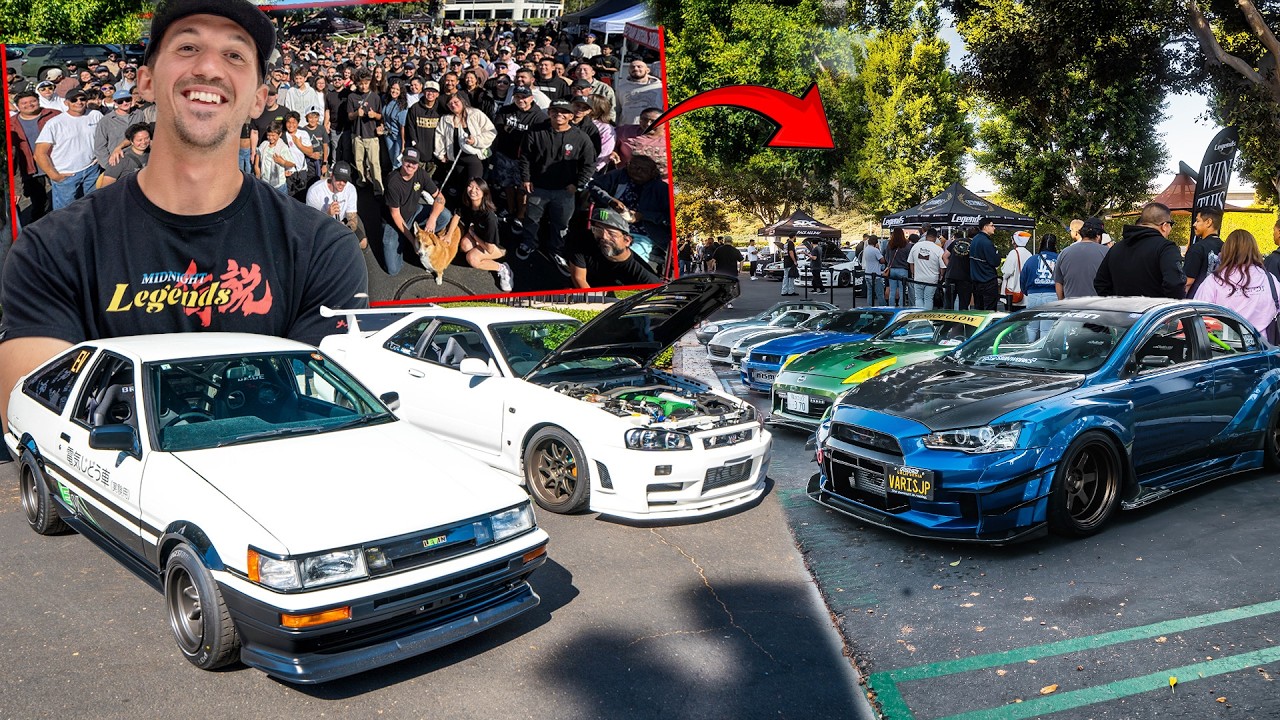 When REAL Car Culture Takes Over.. Largest Car Meet of my Life!