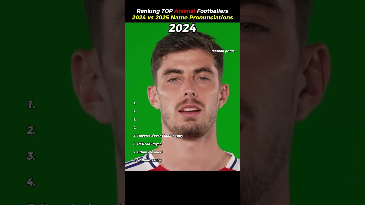 Top Arsenal Footballers 2024 vs 2025 ⚽