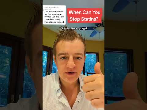 When can you stop taking a Statin medication? #statins #cholesterol