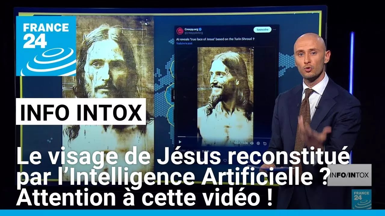 Le visage de Jésus reconstitué par l’Intelligence Artificielle : attention à cette vidéo