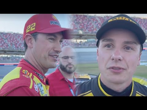 Joey Logano and Christopher Bell Discuss Their Talladega Races; Preview Martinsville Cutoff Race