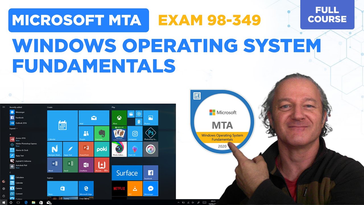 Master Windows OS Fundamentals: Complete Microsoft MTA 98-349 Workbook ๐
