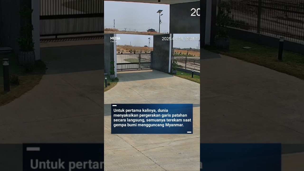 Menyaksikan Pergerakan Tanah Akibat Gempa Pertama Kali! 🌍 #shorts