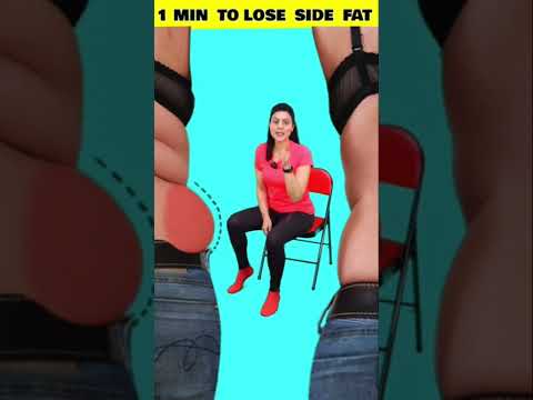 Most Easy Exercises To Lose Side Fat +Love Handles + Muffin Top #lovehandles #sidefat #shorts #short