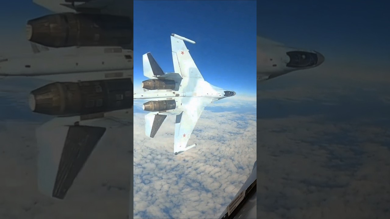 US F-16 Encounters Russian Su-35 During Interception ✈️