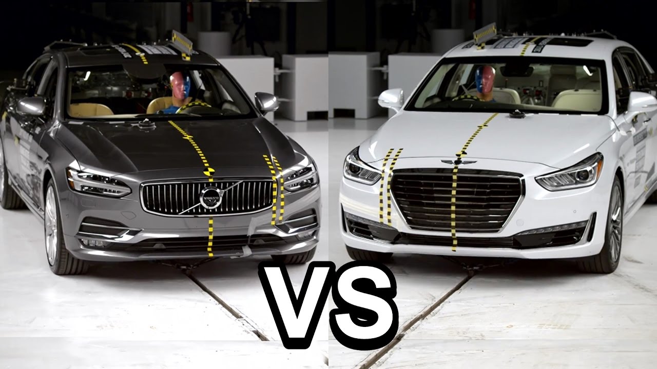 2017 Genesis G90 vs Volvo S90 Crash Test π‘οΈ
