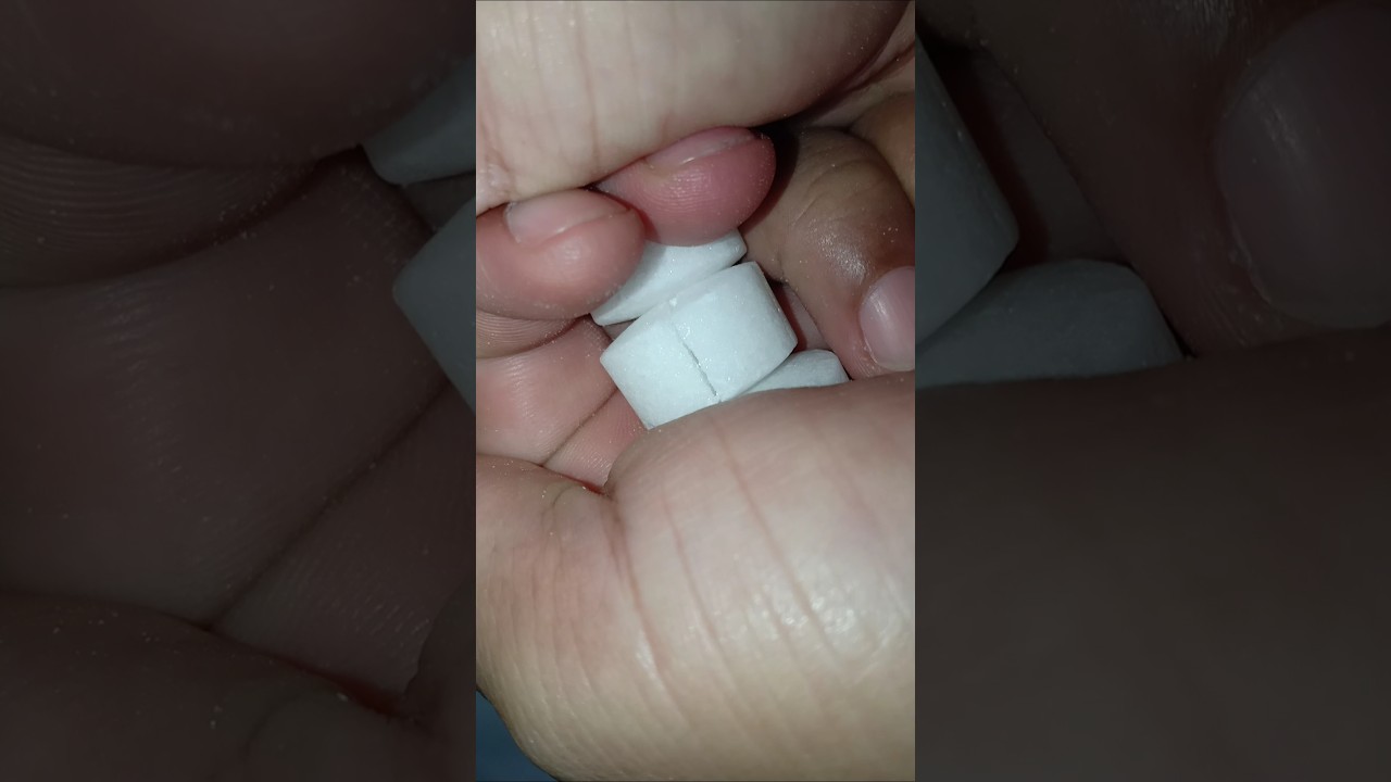 Most Requested Dry Naphthalene Balls Crushing 🤍