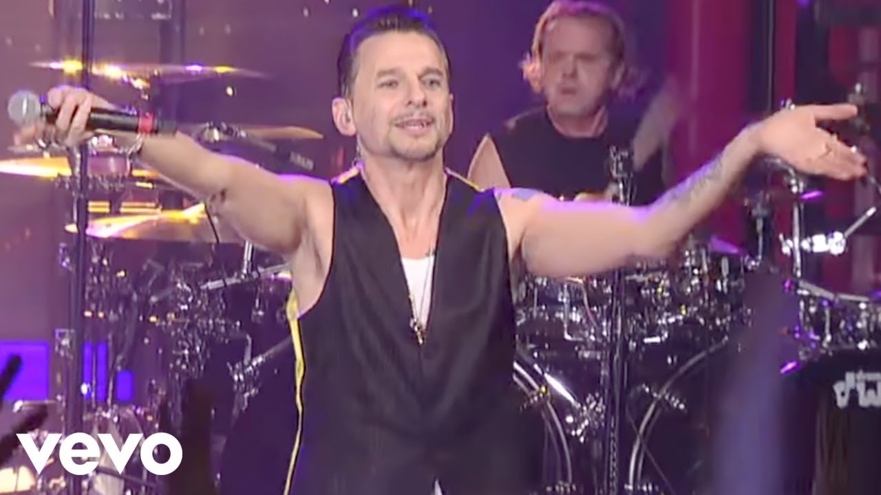 Depeche Mode Performs 'Enjoy The Silence' Live on Letterman 🎶
