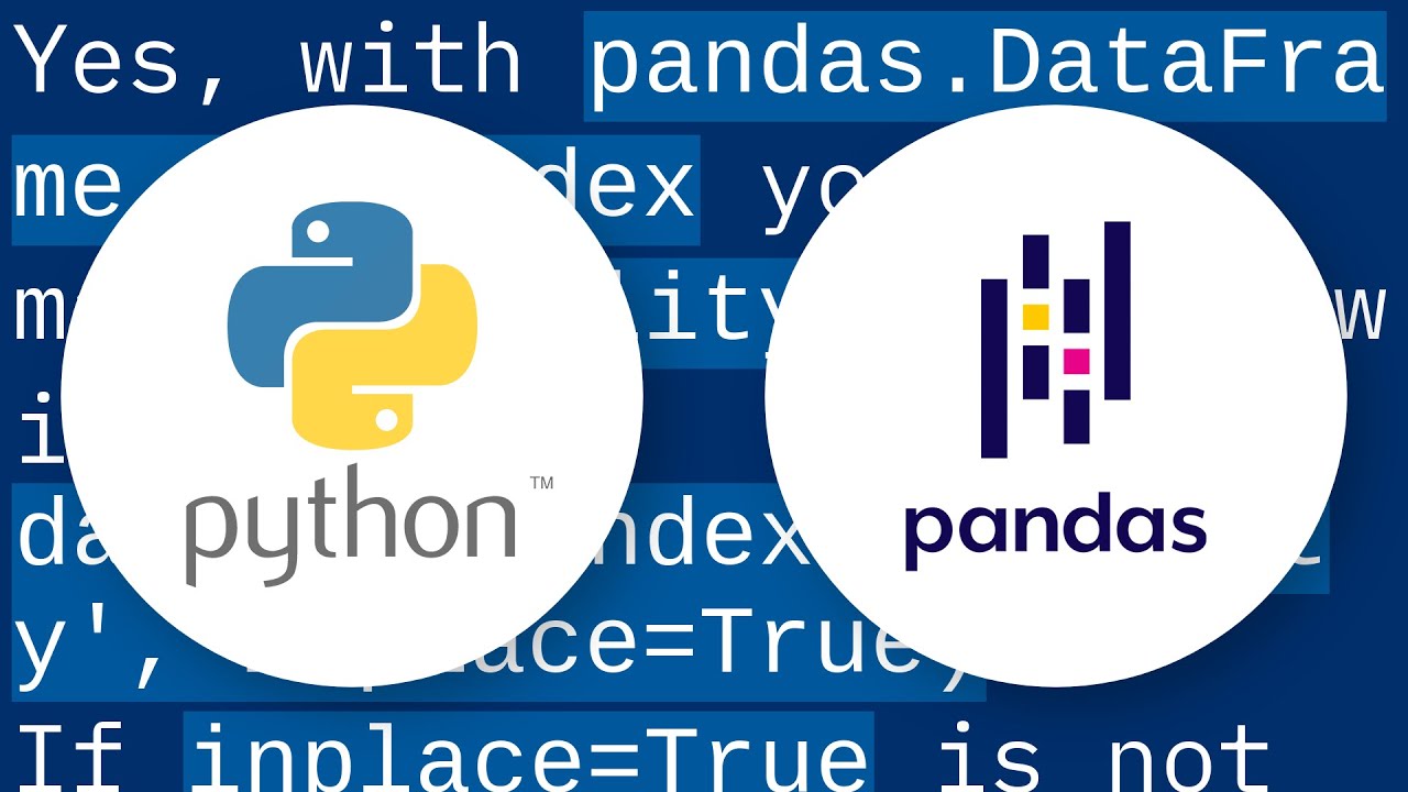 Can pandas set a column as index? 🤔
