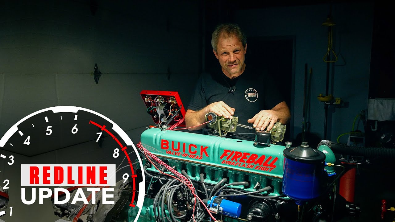 Buick Straight 8 Engine Test Stand Update 🚗