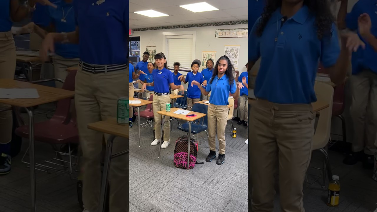 Teacher’s Creative Warm-Up Gets Sleepy Students Moving on Day One! 🎒