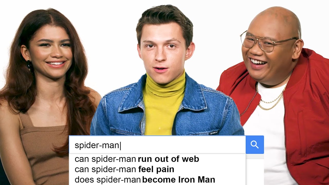 Tom Holland, Zendaya & Jacob Batalon Reveal Secrets in Web's Most Searched Questions ๐ท๏ธ