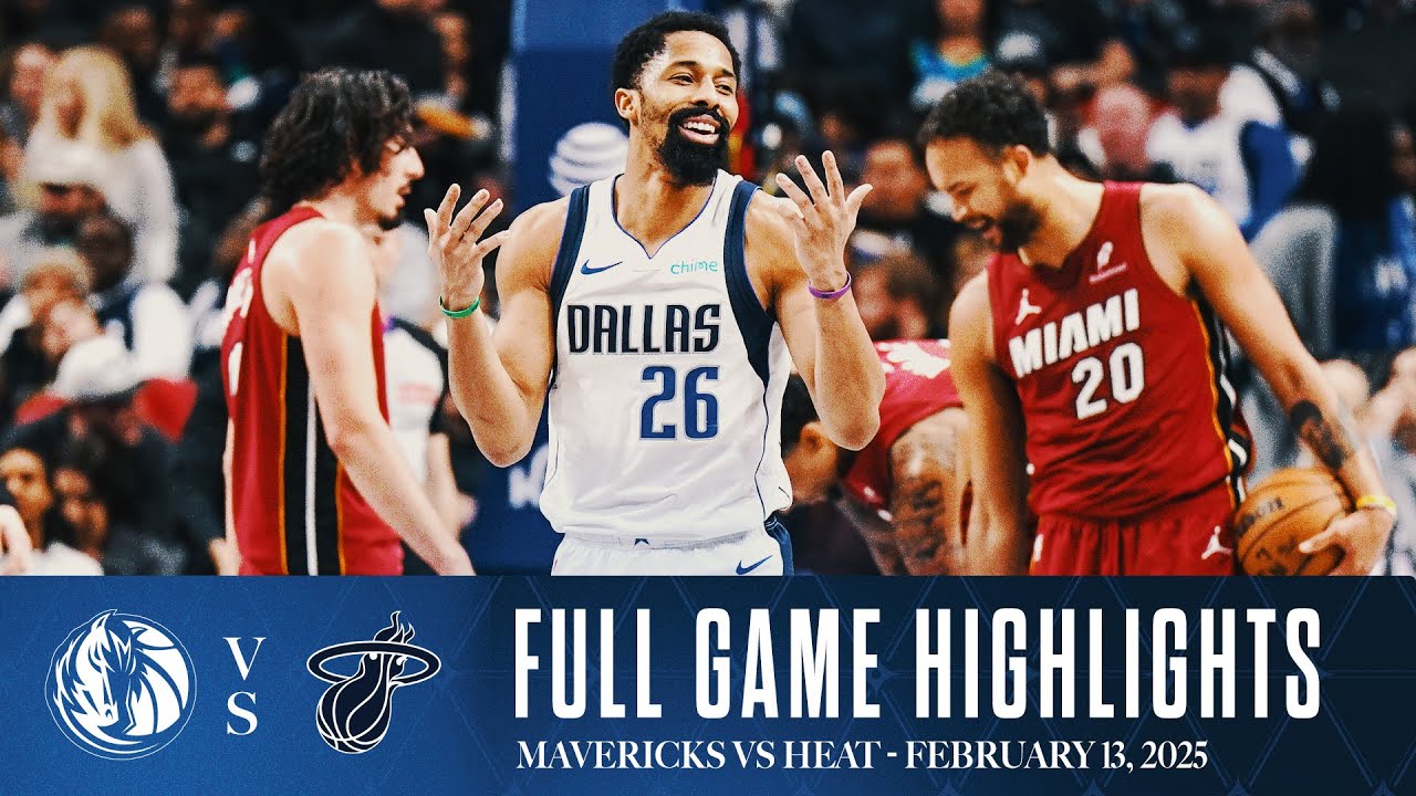 Mavs vs. Heat Highlights | February 13, 2025 🏀
