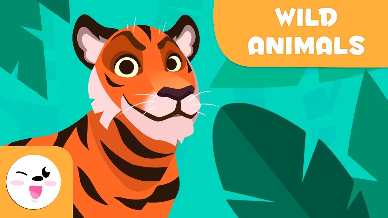 Wild Animals for Kids 🦁 - Learn Vocabulary