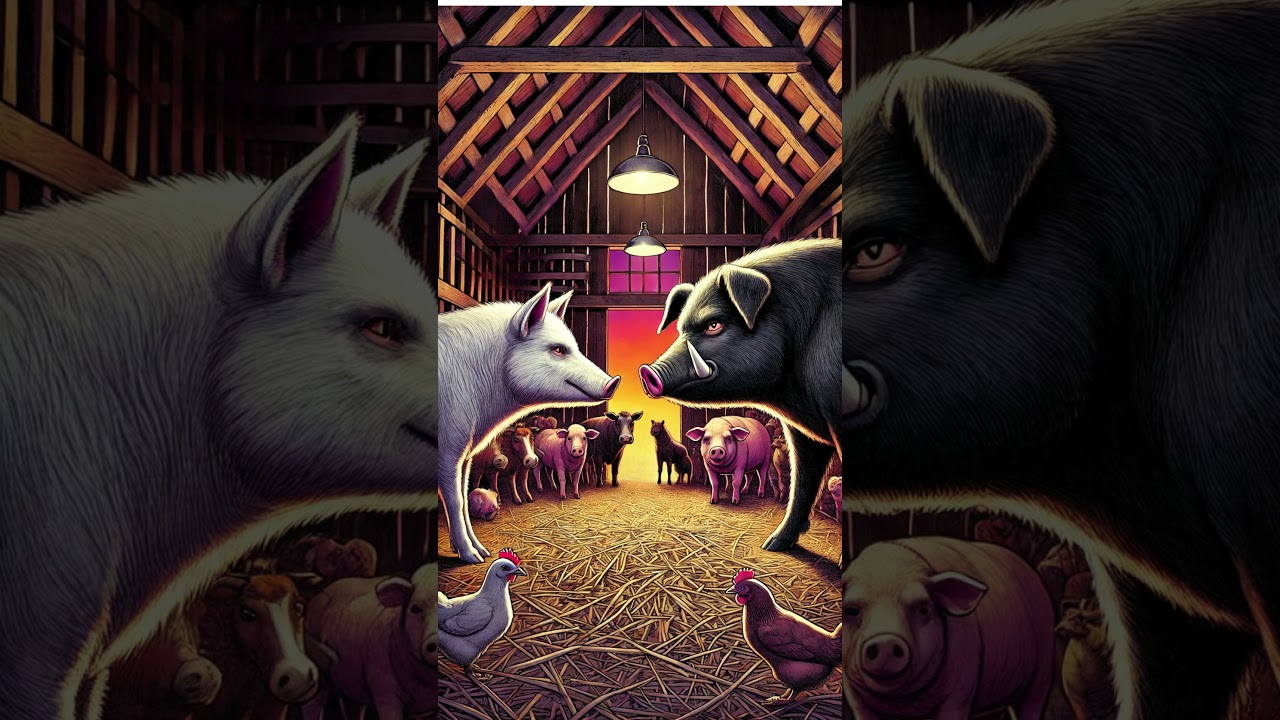 Animal Farm in 60 Seconds: Orwell's Timeless Tale of Power and Corruption |  #literature